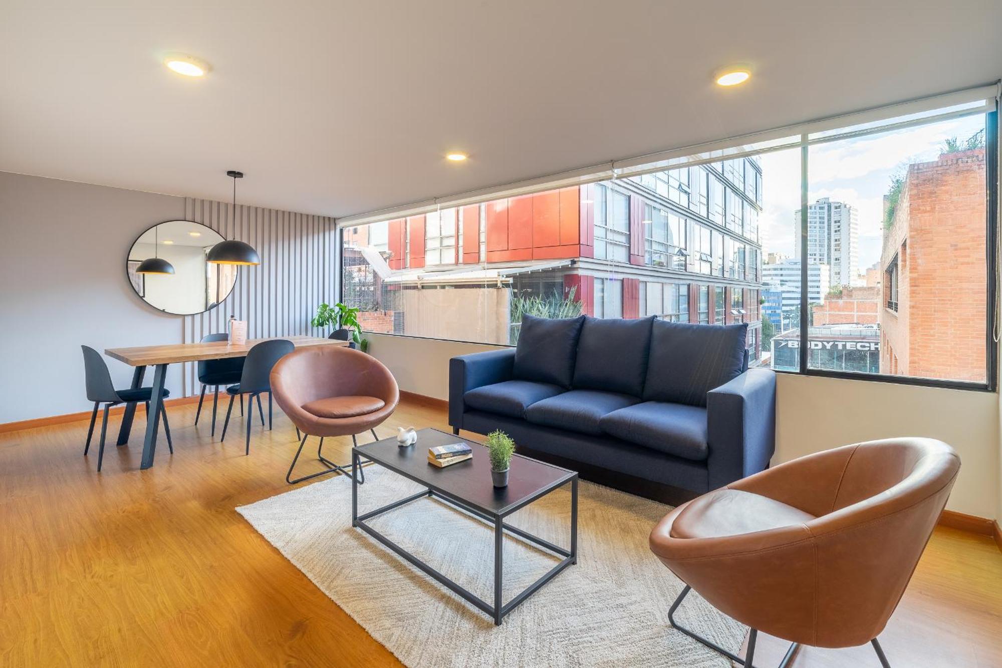 Penthouse Chicala Colombian Experience In Parque Virrey Apartment Bogota Bagian luar foto
