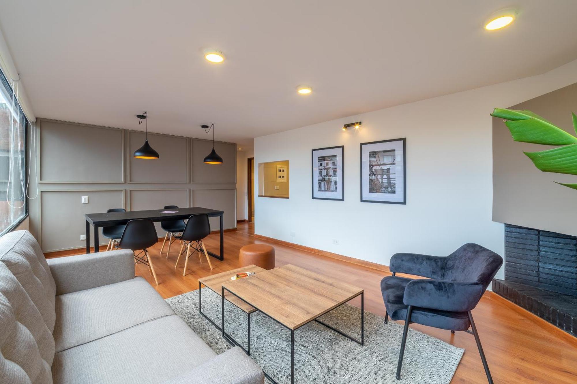 Penthouse Chicala Colombian Experience In Parque Virrey Apartment Bogota Bagian luar foto