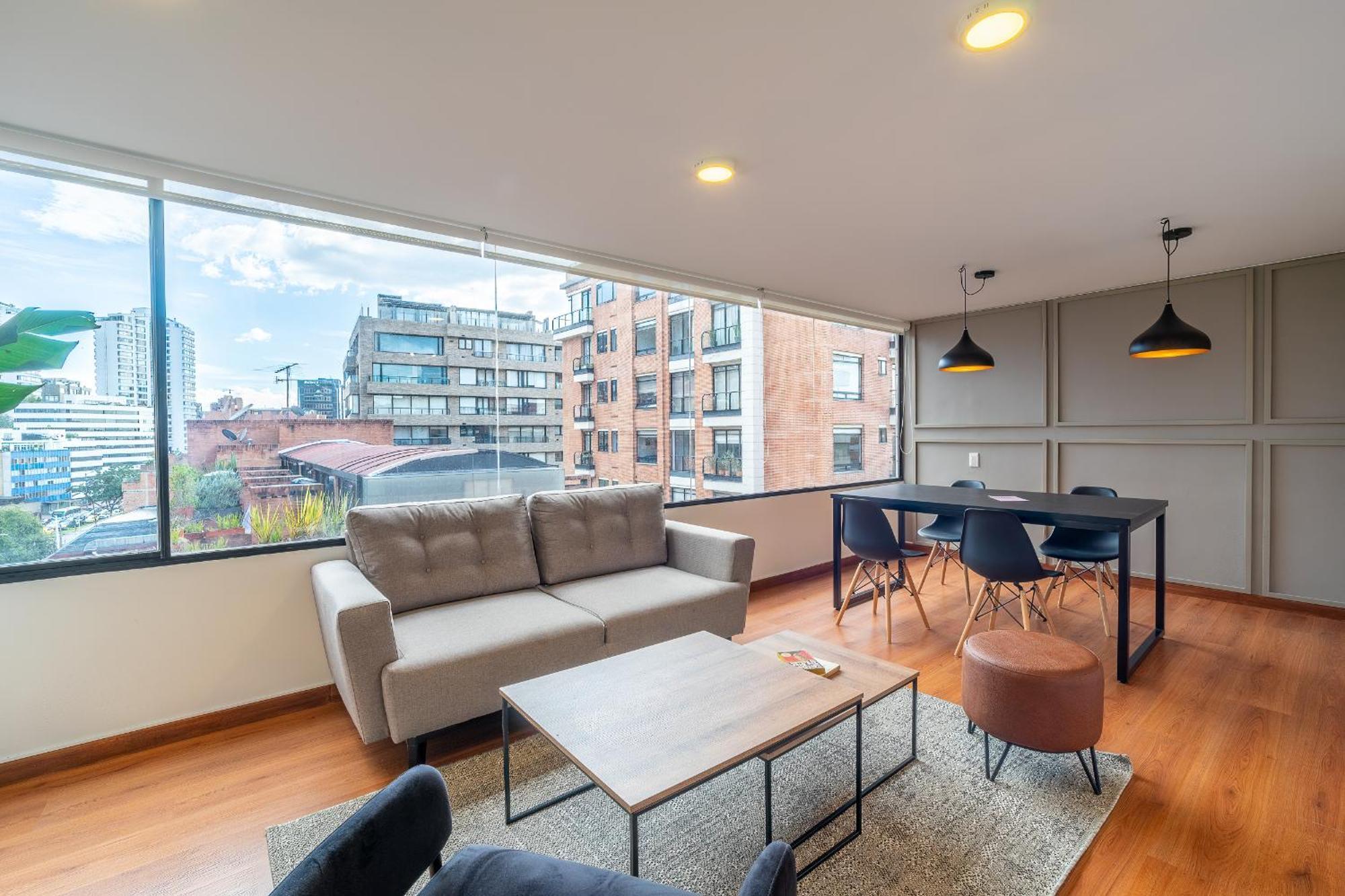 Penthouse Chicala Colombian Experience In Parque Virrey Apartment Bogota Bagian luar foto