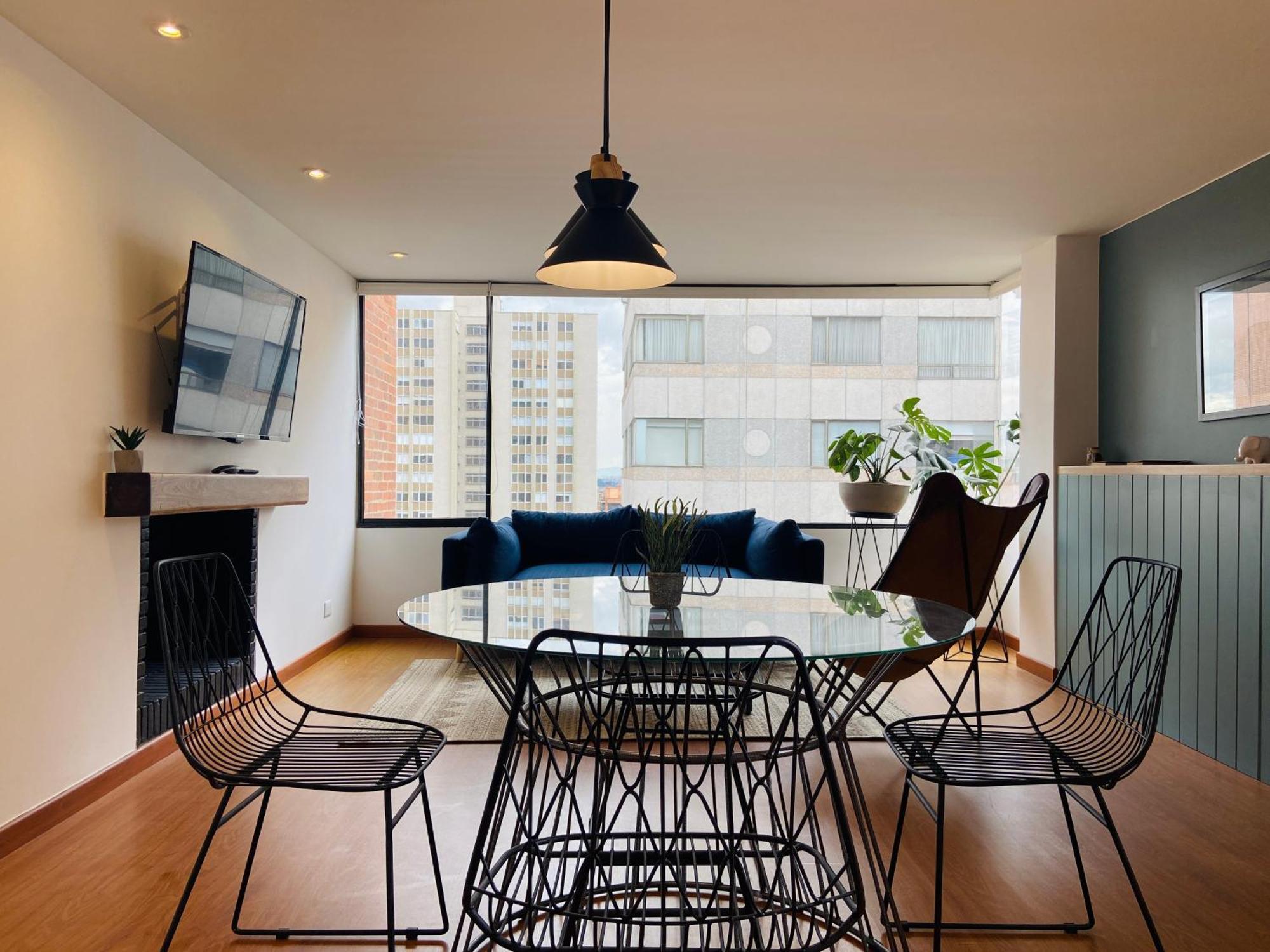 Penthouse Chicala Colombian Experience In Parque Virrey Apartment Bogota Bagian luar foto