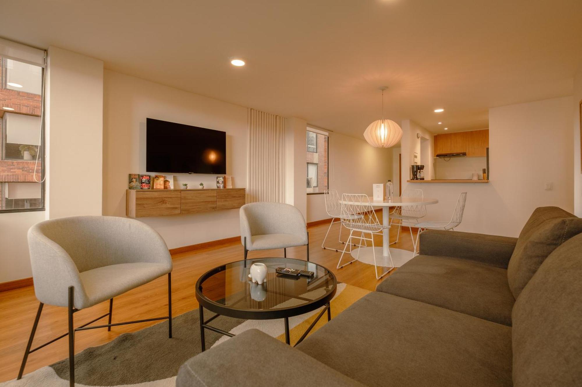 Penthouse Chicala Colombian Experience In Parque Virrey Apartment Bogota Bagian luar foto