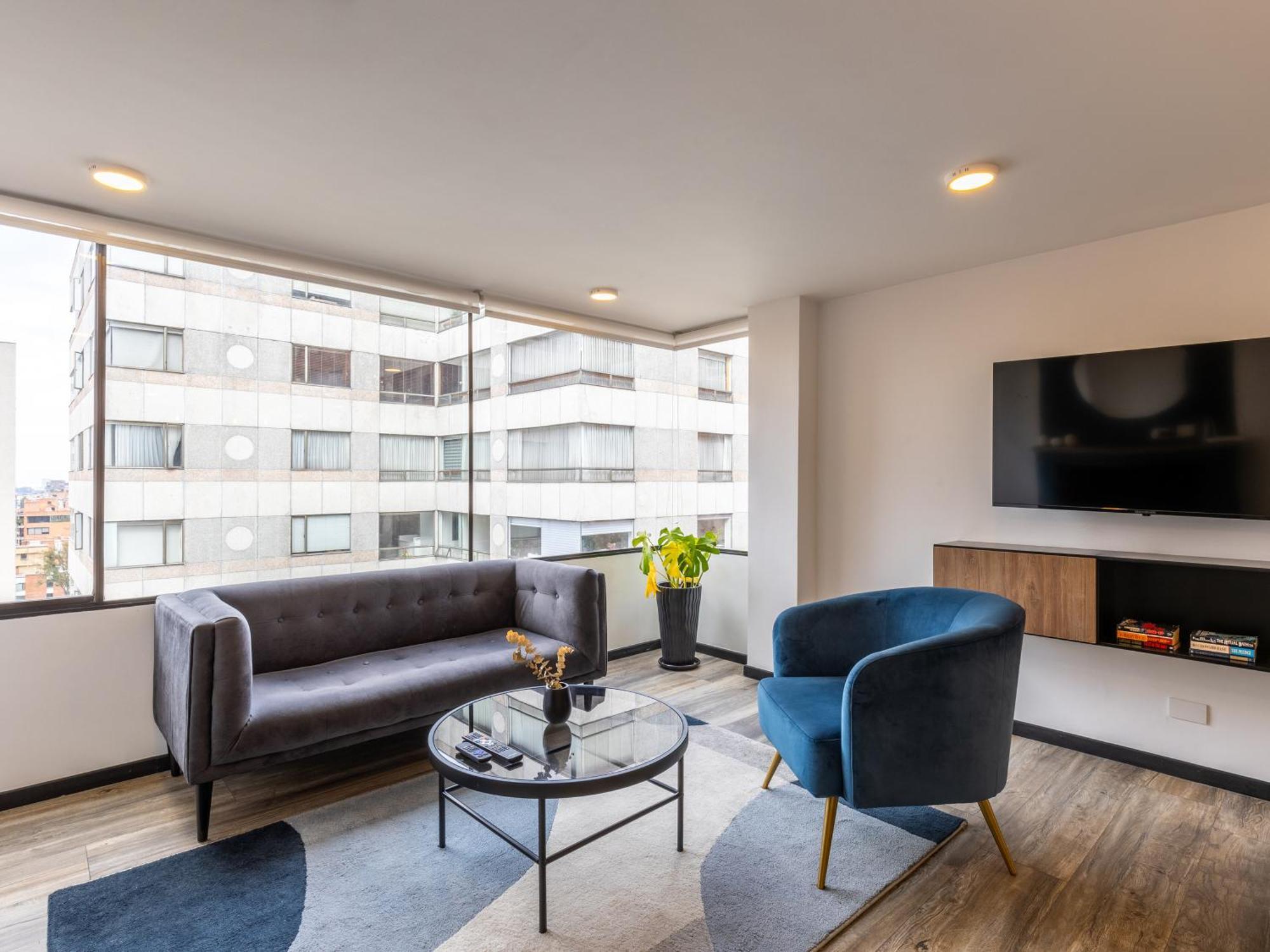 Penthouse Chicala Colombian Experience In Parque Virrey Apartment Bogota Bagian luar foto