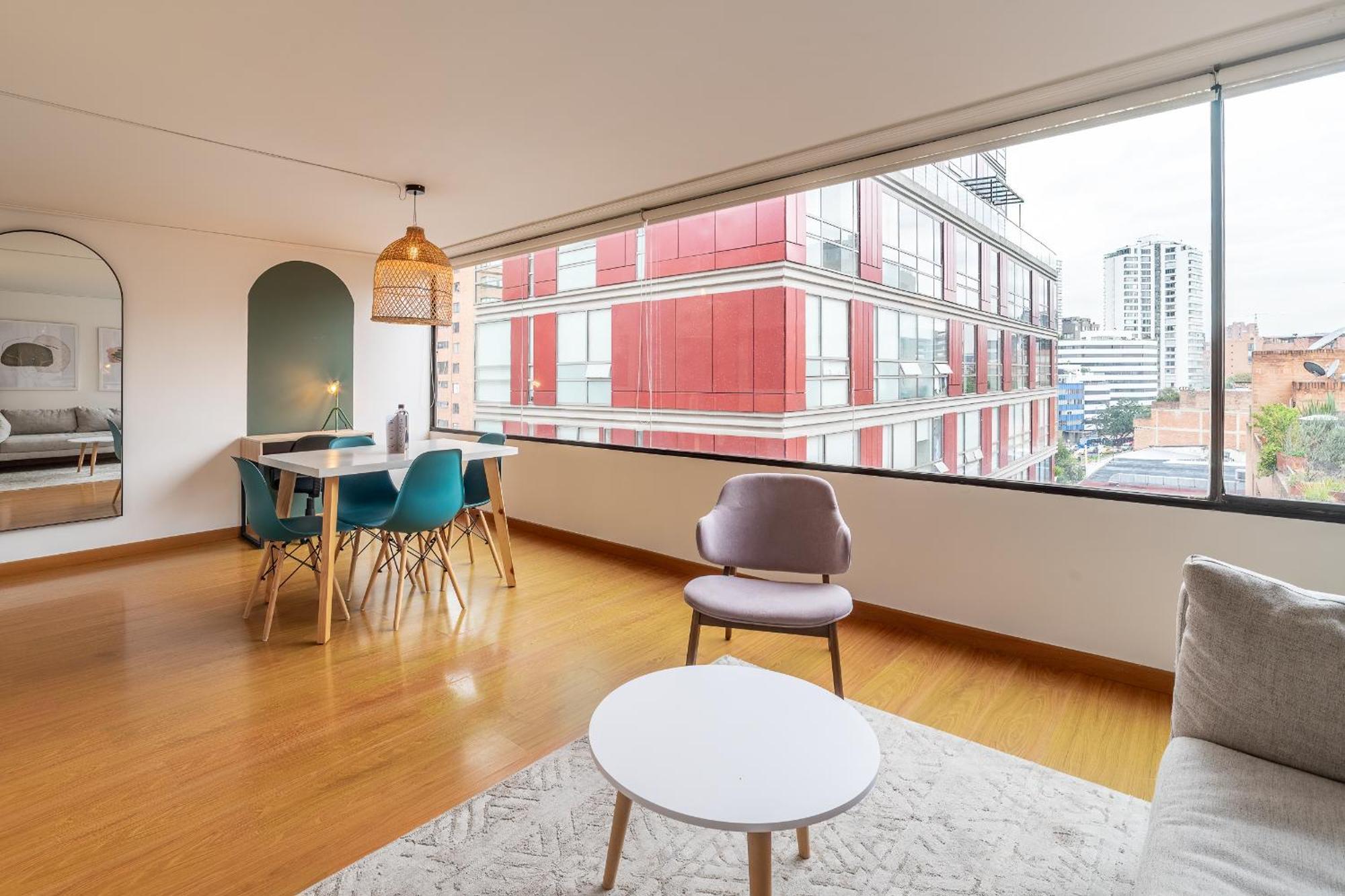 Penthouse Chicala Colombian Experience In Parque Virrey Apartment Bogota Bagian luar foto